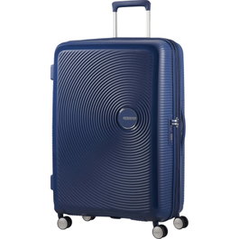 American Tourister Soundbox Spinner Maleta Grande 77cm 4 Ruedas Azul Marino